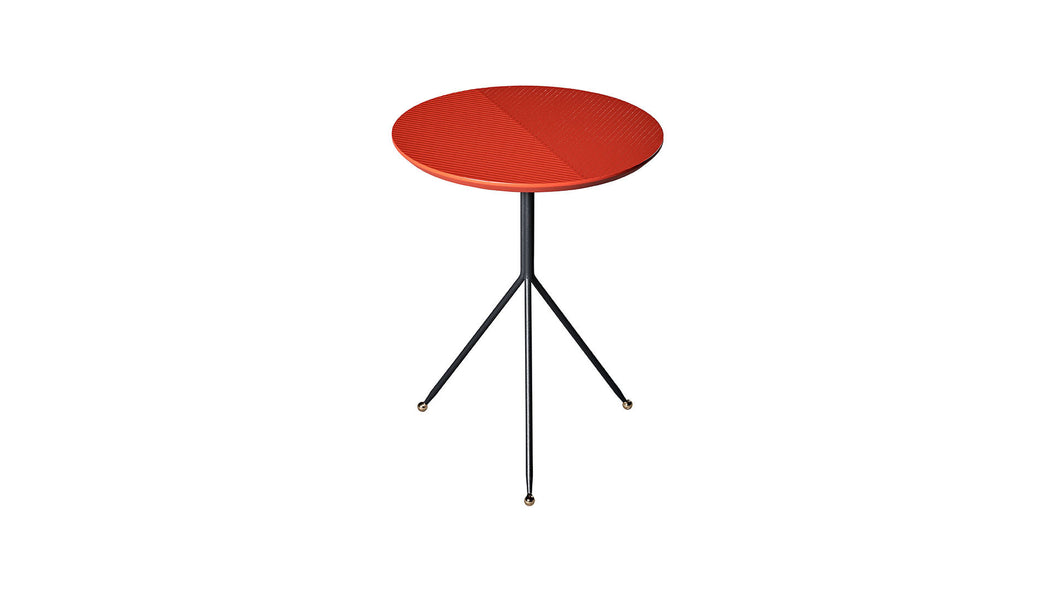 AGNES LASER PATTERN TABLE-ORANGE