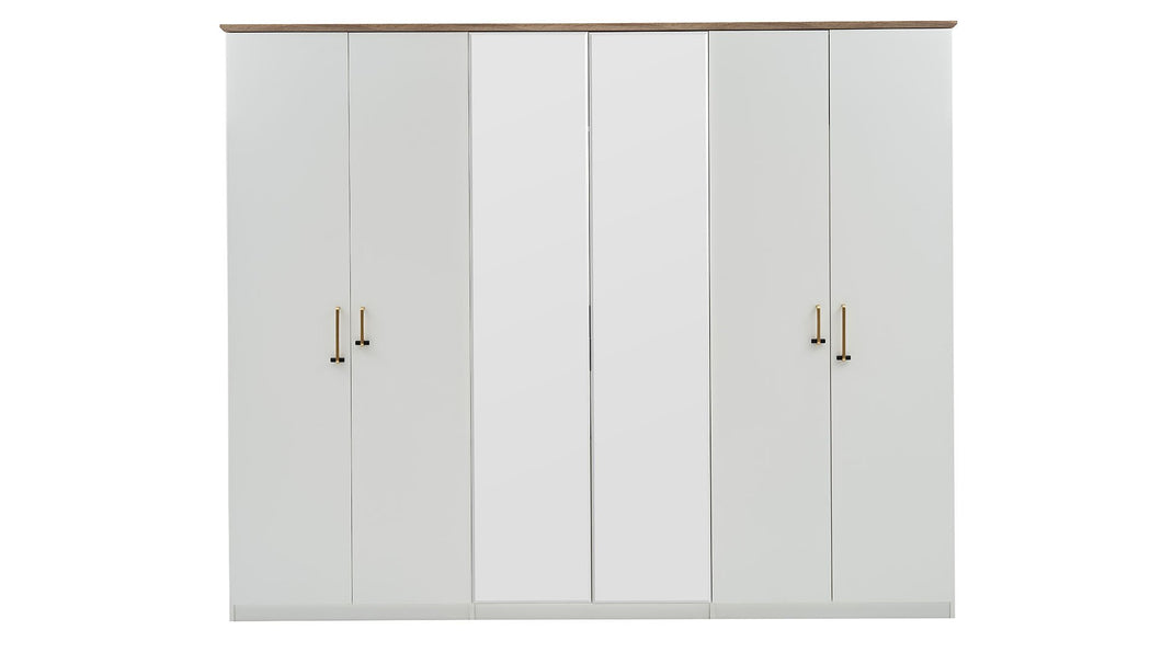 LARINA WARDROBE WITH 6 DOORS